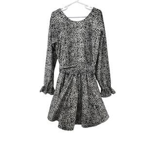 How To Kiss A Frog Dress Size 10 Years Spotted Tie Waist Button Back Long Sleeve
